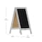 Flash Furniture White Wood A-Frame Magnetic Chalkboard Set HGWA-GDI-CRE8-754315-GG - alternate 5